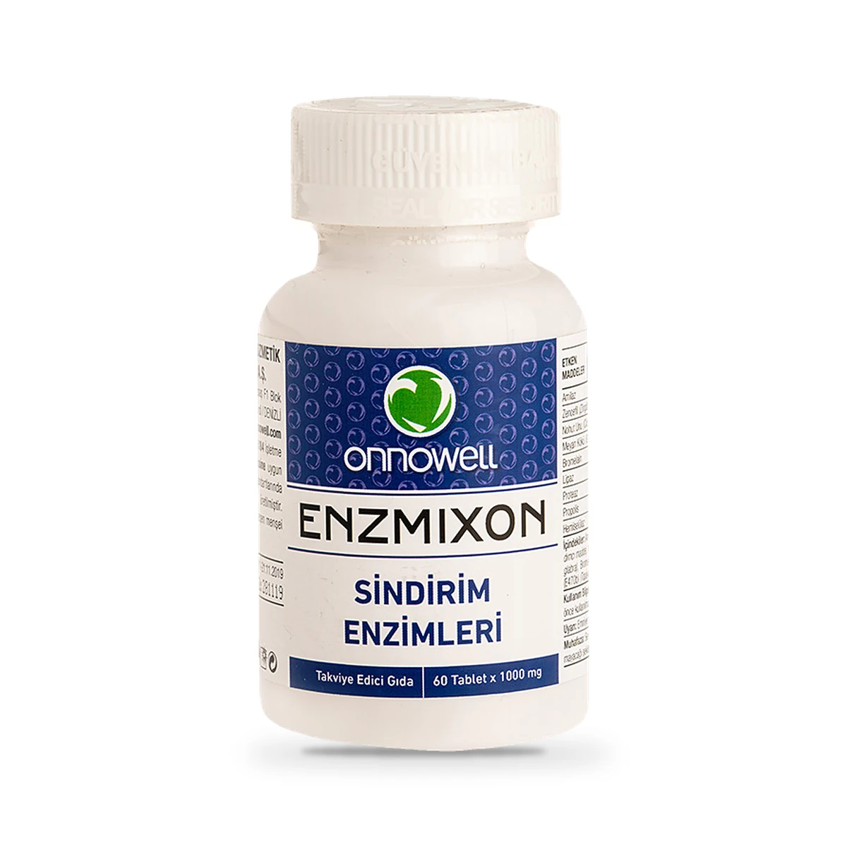 ONNOWELL ENZmixON – Takviye Edici Gıda, 60 Tablet