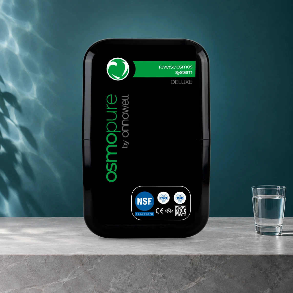Osmopure Deluxe Alkali Su Üretme Cihazı Siyah (Motorlu) · ONNOWELL · ürün görseli